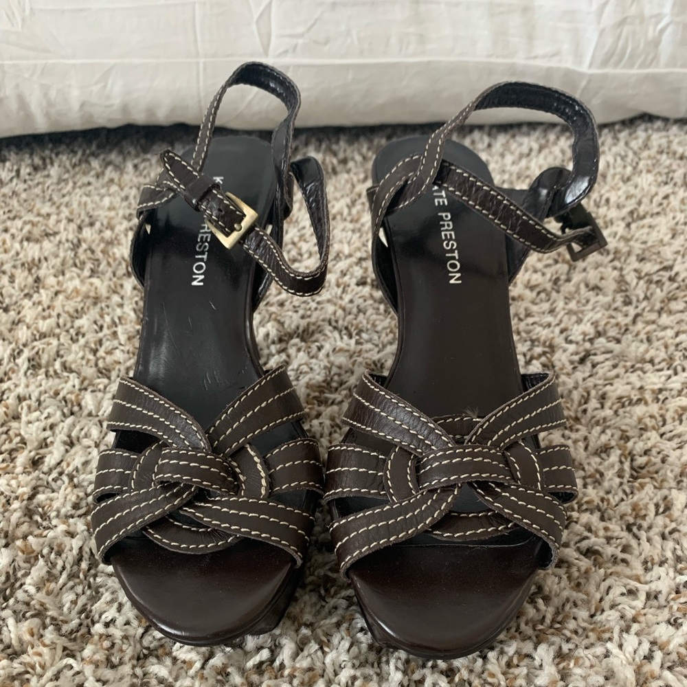 Kate Preston brown heels